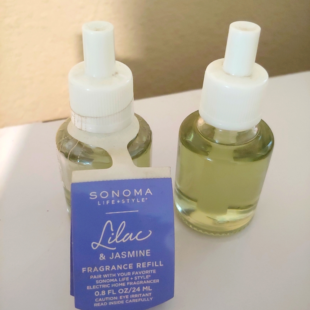 NWT 2x Sonoma Lilac & Jasmine Fragrance Refills 24ML Each